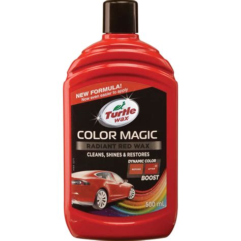 Transform Your Faded Red Car with Turtle Wax Color Magic Red